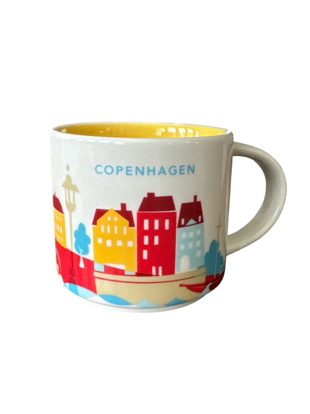 Starbucks You Are Here Copenhagen Denmark Nyhavn Harbor Coffee Tea Mug Cup 2016